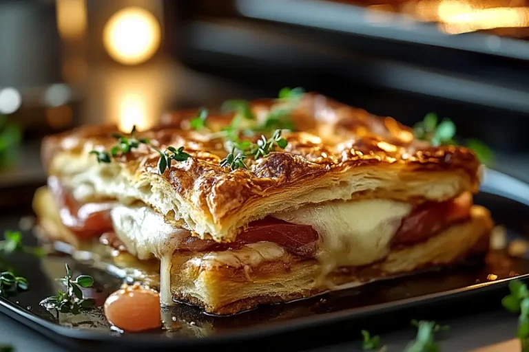 Croque-Monsieur au Four Doré et Fondant