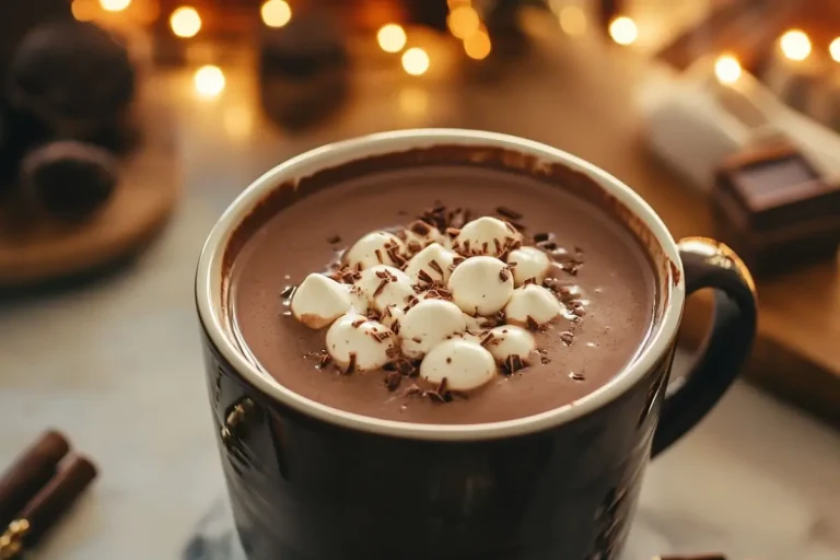 Chocolat chaud onctueux à la mijoteuse