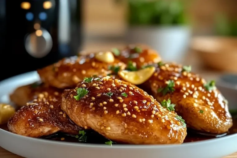Poulet Ã à l'Ail et au Miel Ultra Tendre Ã la Friteuse Ã Air Chaud