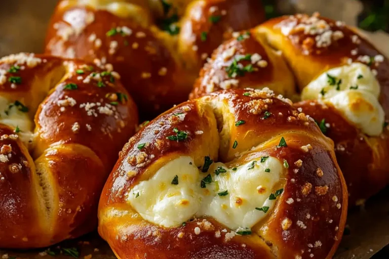 Bretzels Moelleux Farcis à la Mozzarella