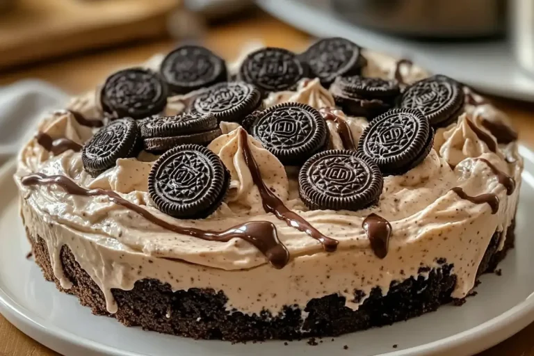 Trempette au cheesecake au chocolat et aux Oreo