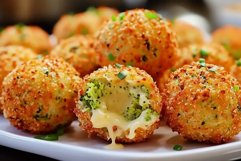 Boulettes de brocoli et de fromage au four