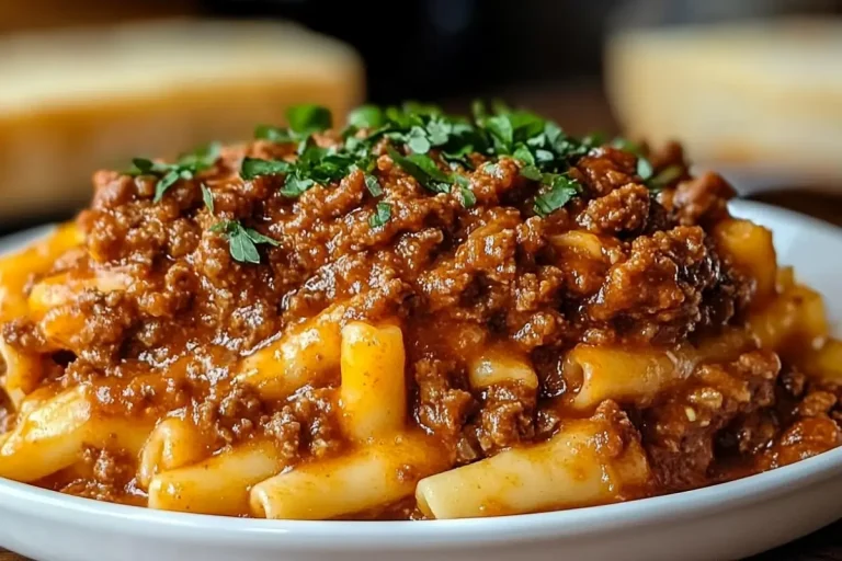 Casserole de Sloppy Joe au Manwich