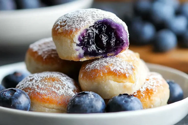 Bombes à tarte aux bleuets à 4 ingrédients