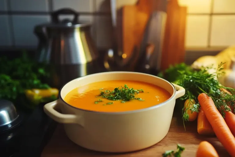 🥕 soupe de carottes et coriandre 🌿