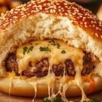 Bombes de Cheeseburger à l'Ail et au Parmesan
