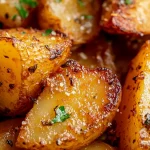 Pommes de terre croustillantes à l’ail et au parmesan