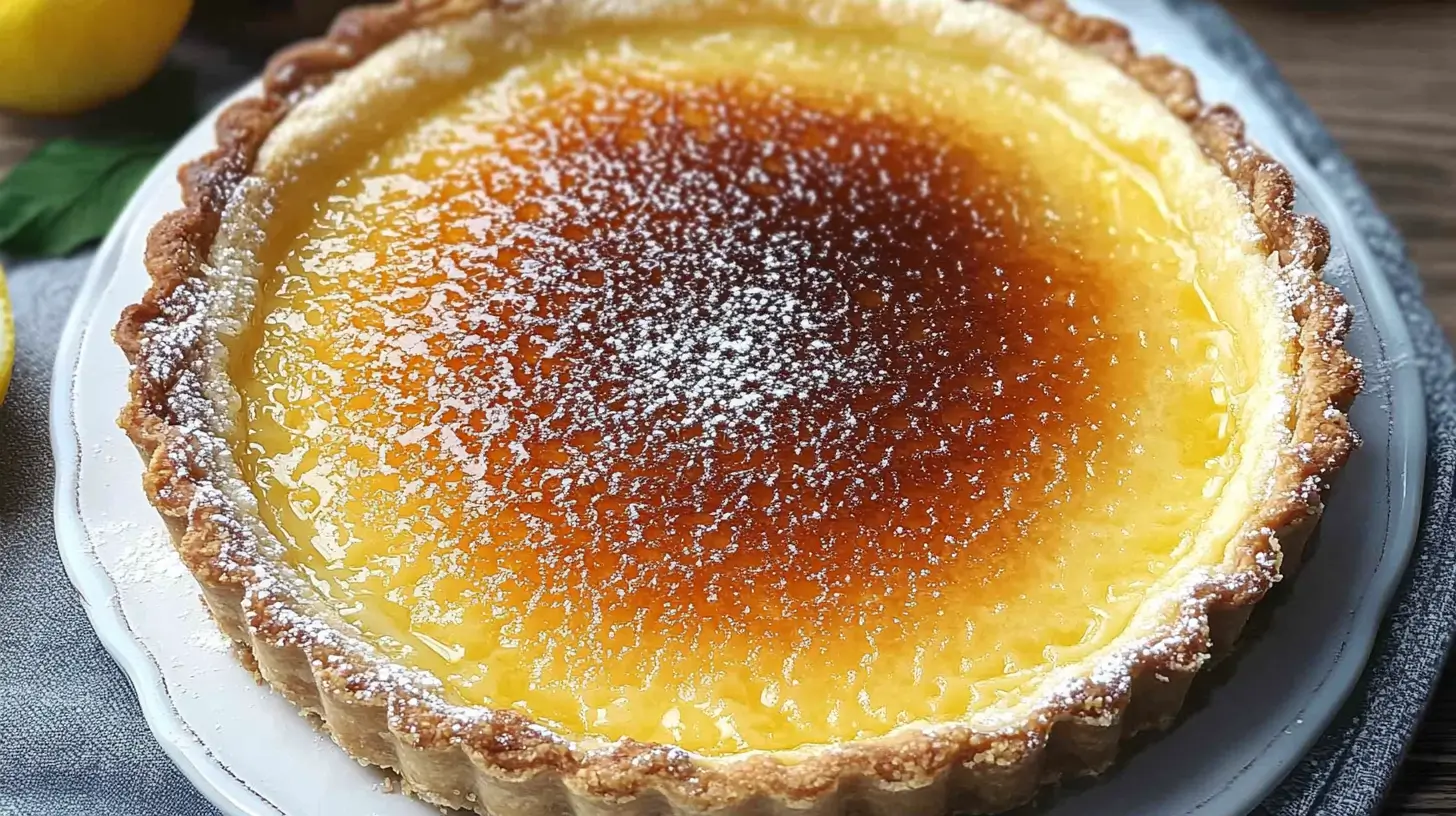 Tarte Crème Brûlée Citron