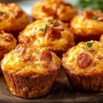 Muffins au chorizo et chèvre