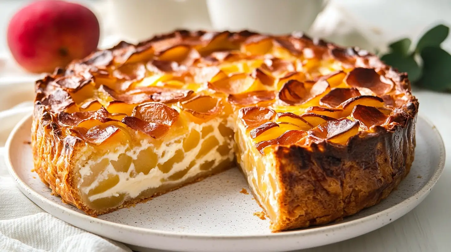 Flan aux pommes et yaourt