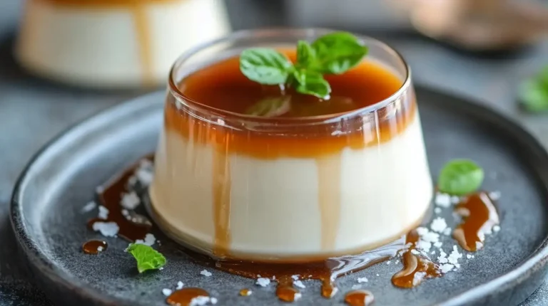 Panna Cotta au caramel beurre salé