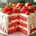 Gâteau aux Fraises Maison