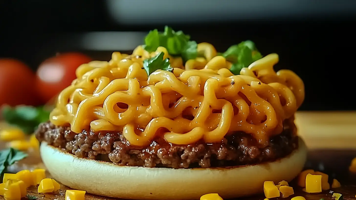 Nouilles au Cheeseburger