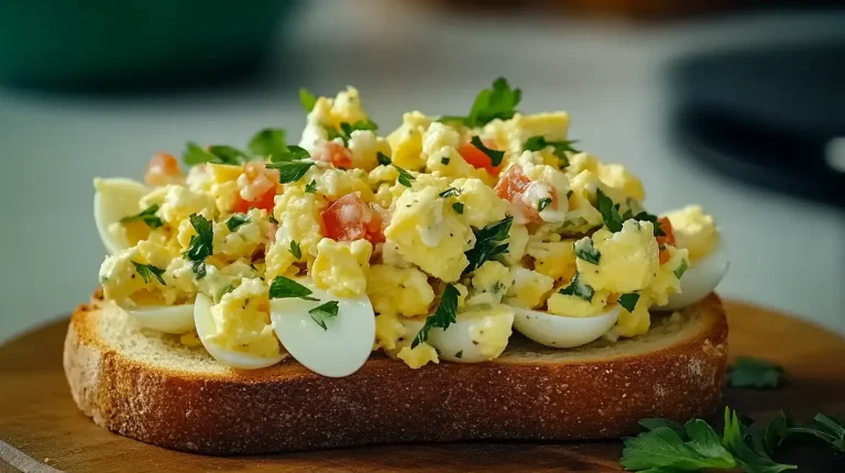 Toasts à la salade aux œufs