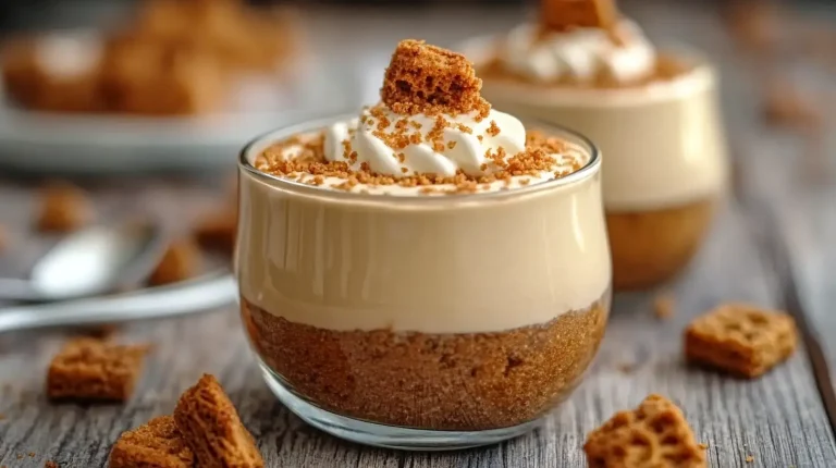 Crème dessert aux spéculoos maison