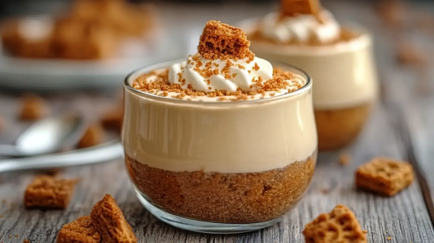 Crème dessert aux spéculoos maison