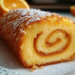Flan Roulé à l'Orange Savoureux