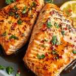 Saumon au beurre de miel cajun