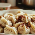 Dumplings maison au porc et à la ciboulette