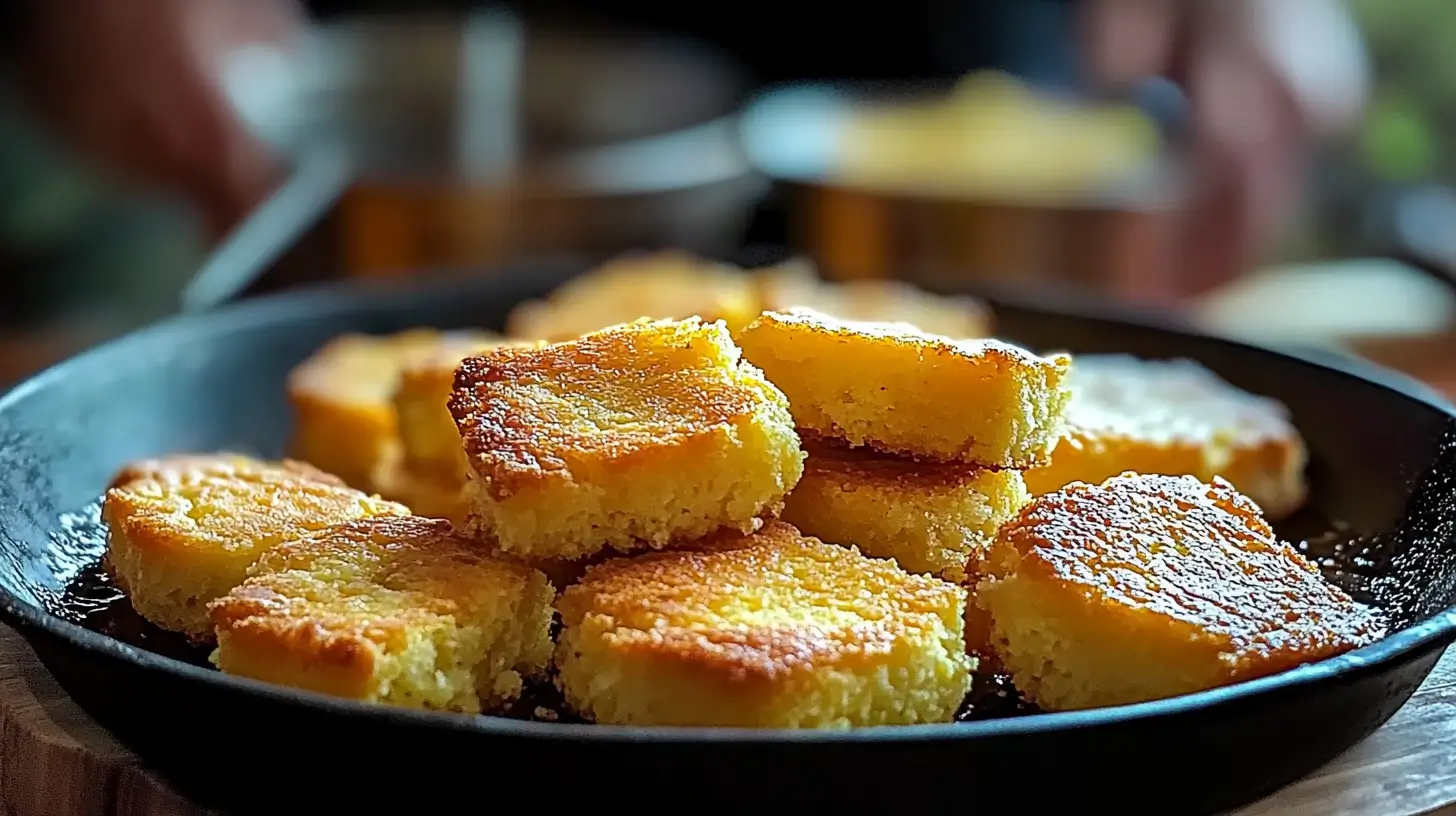 Pain de maïs frit