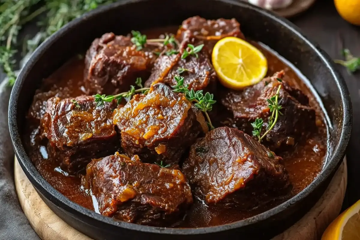 Osso Buco de Bœuf mijoté à la perfection