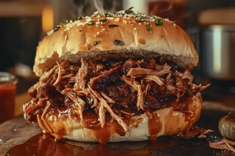 Porc Effiloché à la Mijoteuse avec Dr Pepper