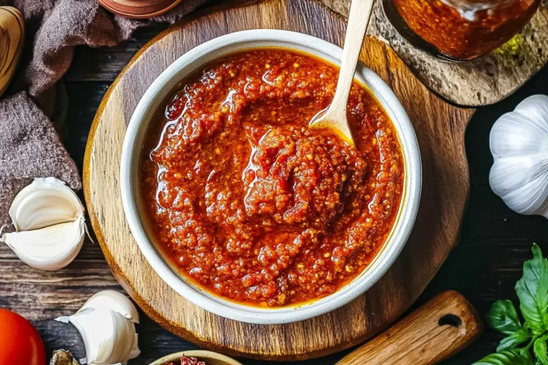 Pesto rouge maison