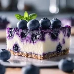 Barres au cheesecake aux bleuets