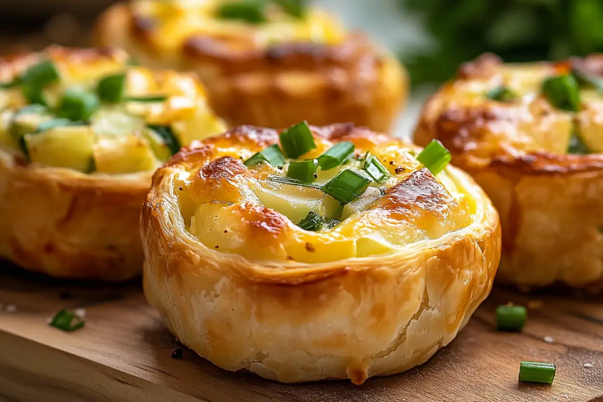 Flans de poireaux fondants au four