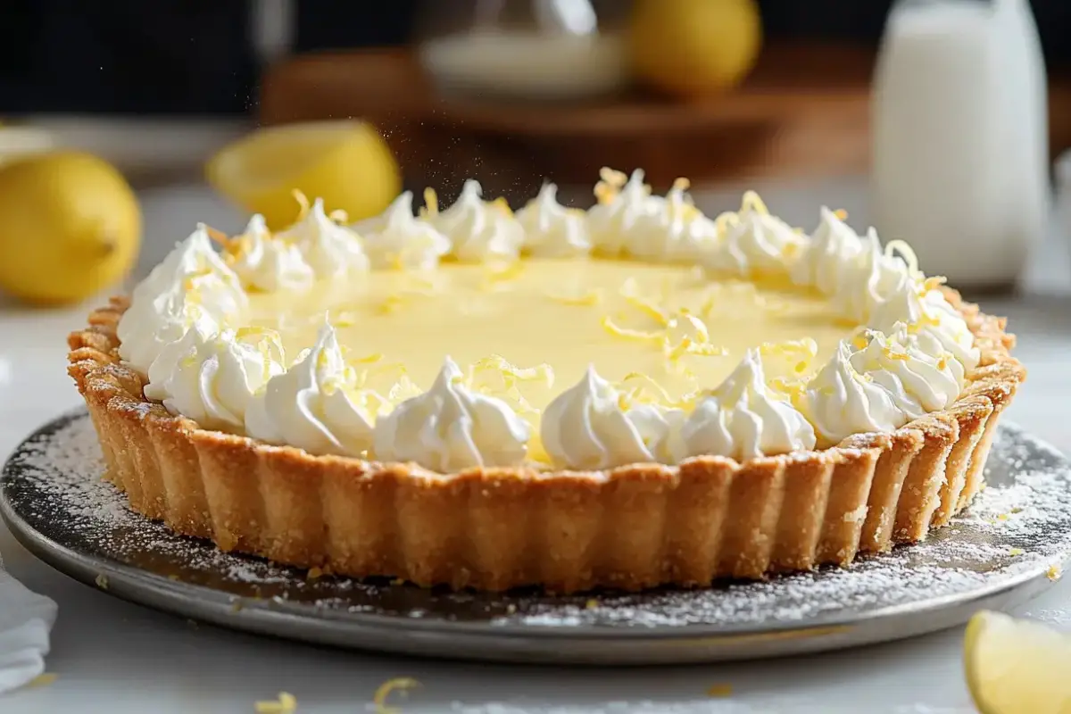 Tarte crémeuse au citron 🍋