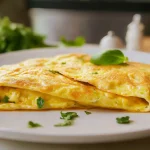 Monter les blancs en neige fermes 🥚 C’est la clé pour obtenir une texture mousseuse et aérienne. Incorporez délicatement les jaunes pour ne pas casser cette légèreté. Cuisson à feu doux 🔥 L’omelette doit cuire lentement pour rester moelleuse à l’intérieur et légèrement dorée à l’extérieur. Trop de chaleur risque de la rendre sèche. Servir immédiatement 🍽️ Cette omelette est à son apogée juste après la cuisson ! Attendre trop longtemps la ferait retomber et perdre sa texture aérienne.