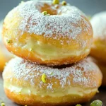 Beignets à la crème de pistache