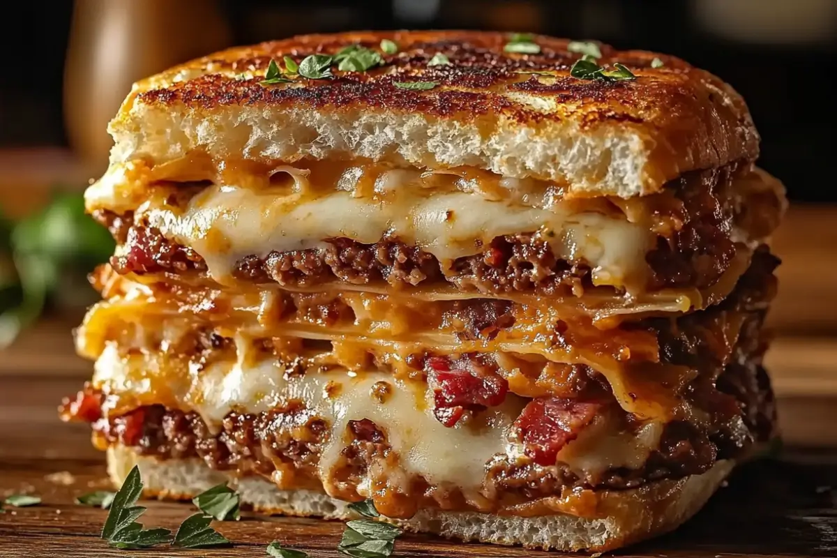 Burger de lasagnes au bacon