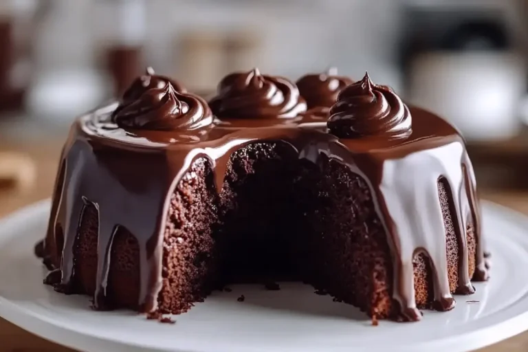 Gâteau au Pouding au Chocolat et au Fudge Chaud