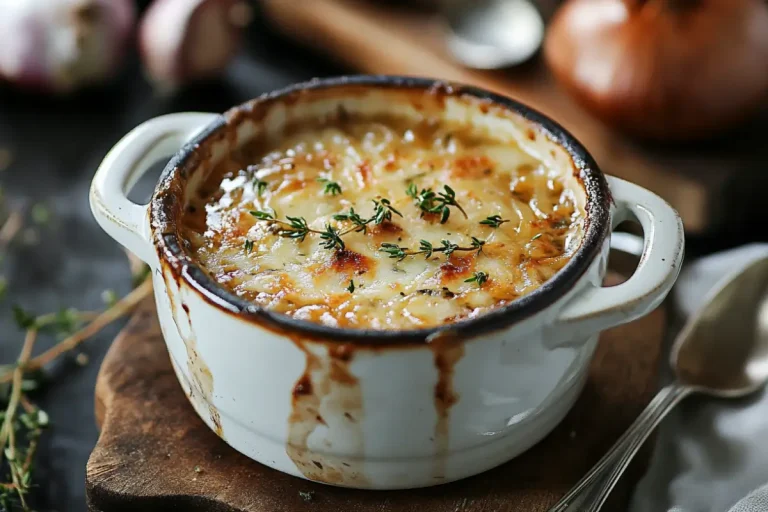Soupe à l’Oignon Gratinée Traditionnelle