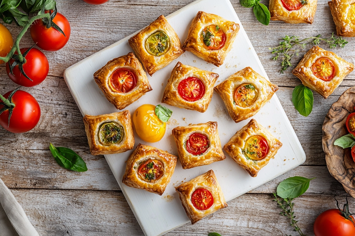 Bouchées apéritives au thon et tomate
