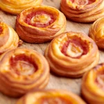 Feuilletés apéritifs au chèvre et confit d’oignon