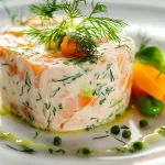 Flan de poisson au saumon et colin
