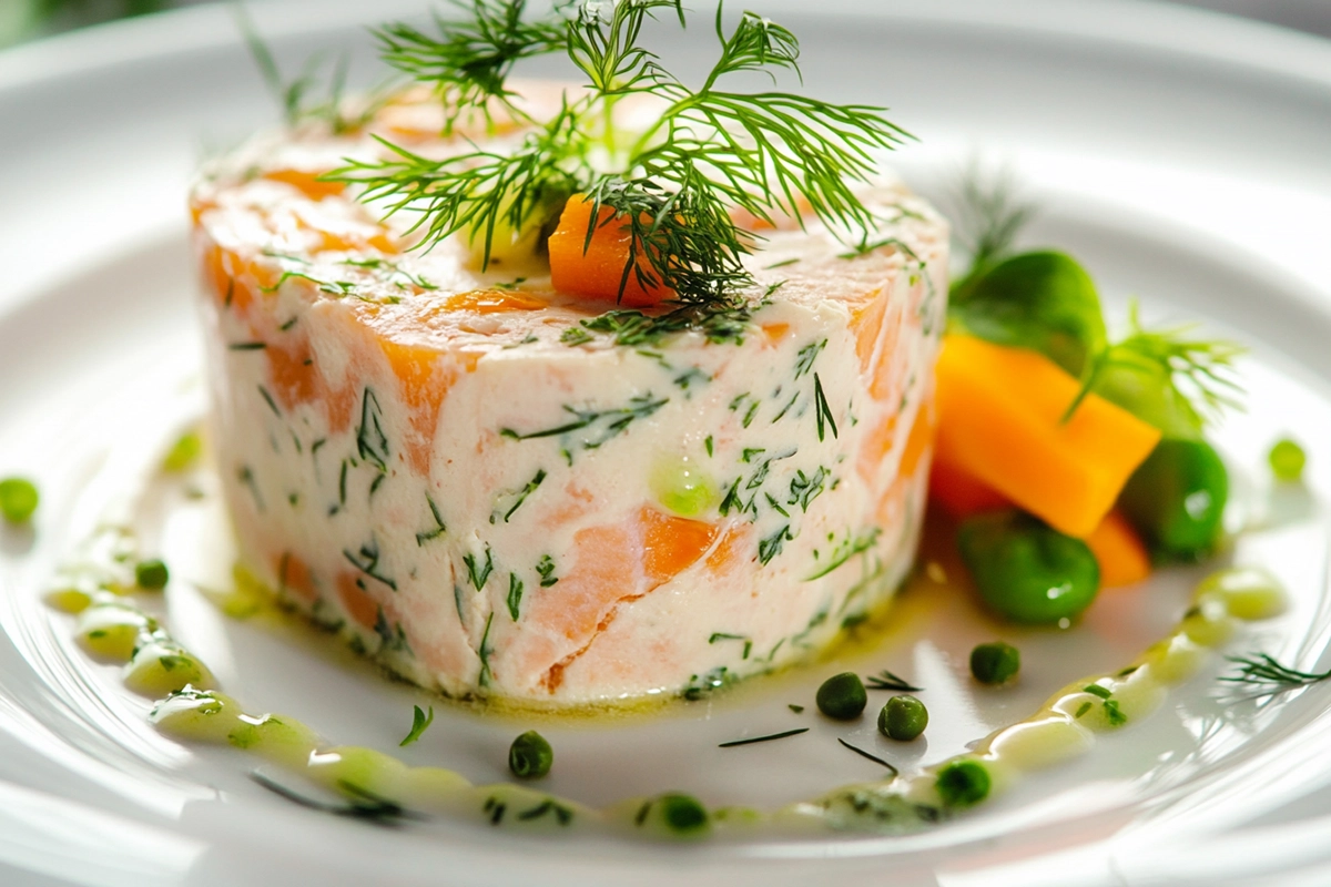 Flan de poisson au saumon et colin