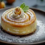 Flan roulé à l’orange savoureux