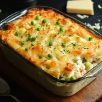 Gratin de crozets aux poireaux, comté et chorizo