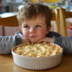 Gratin de ravioles aux poireaux