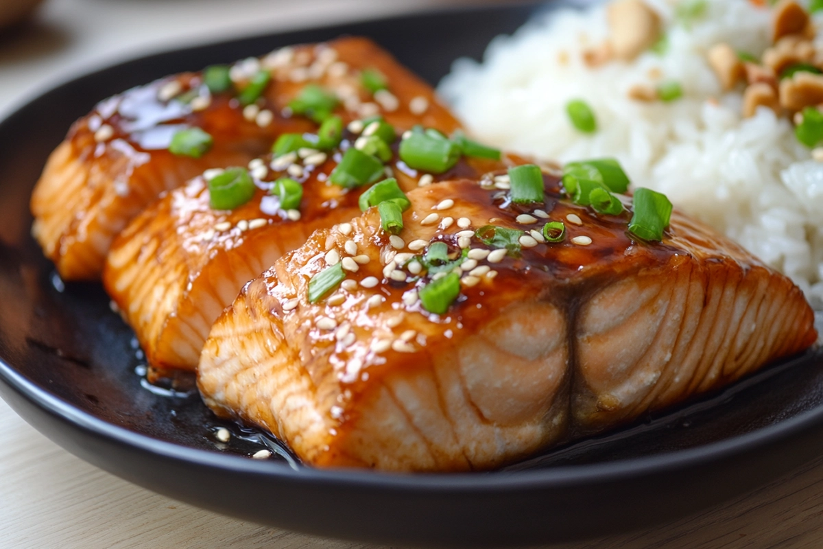Saumon Teriyaki au Air Fryer