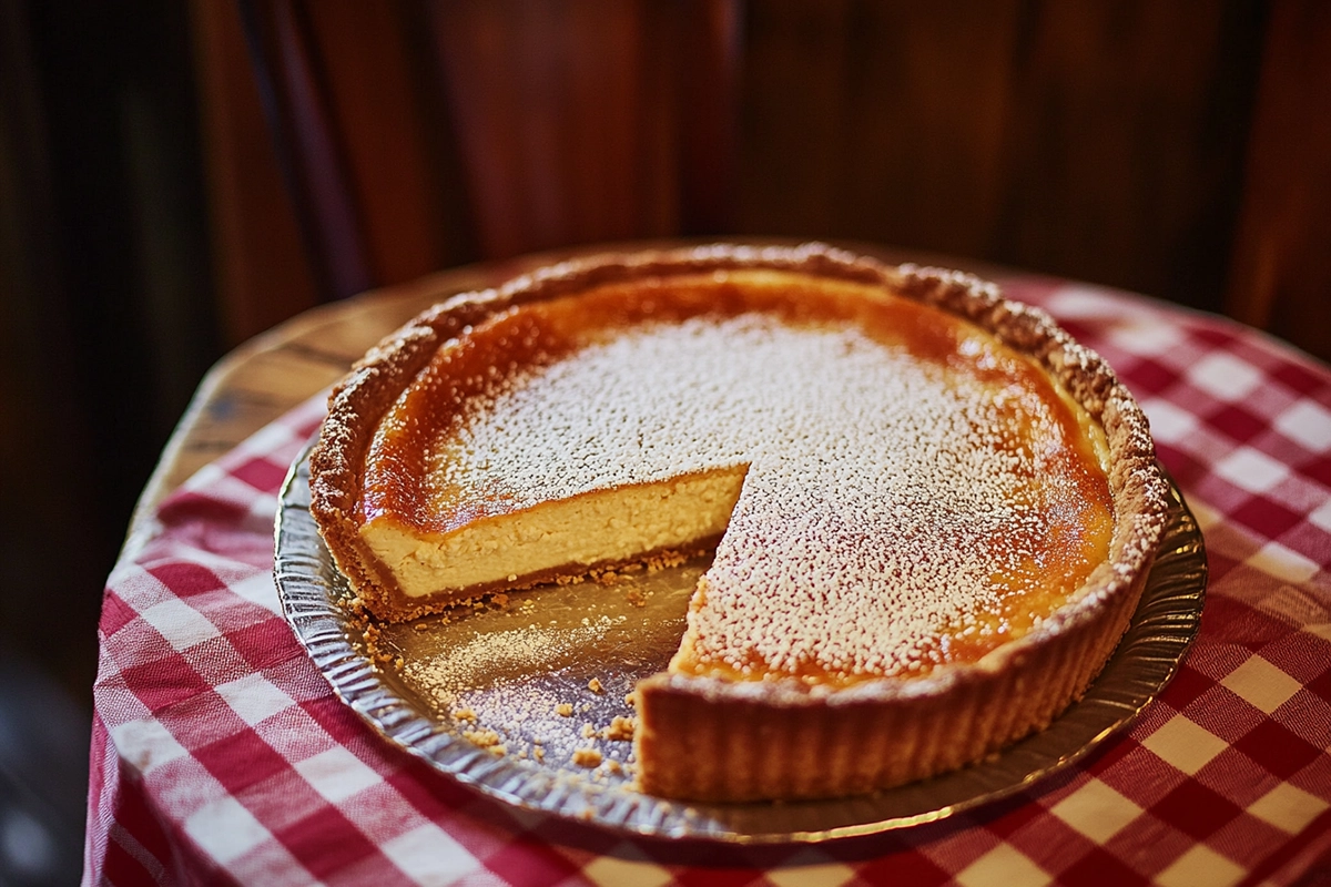 Tarte alsacienne sucrée au fromage blanc