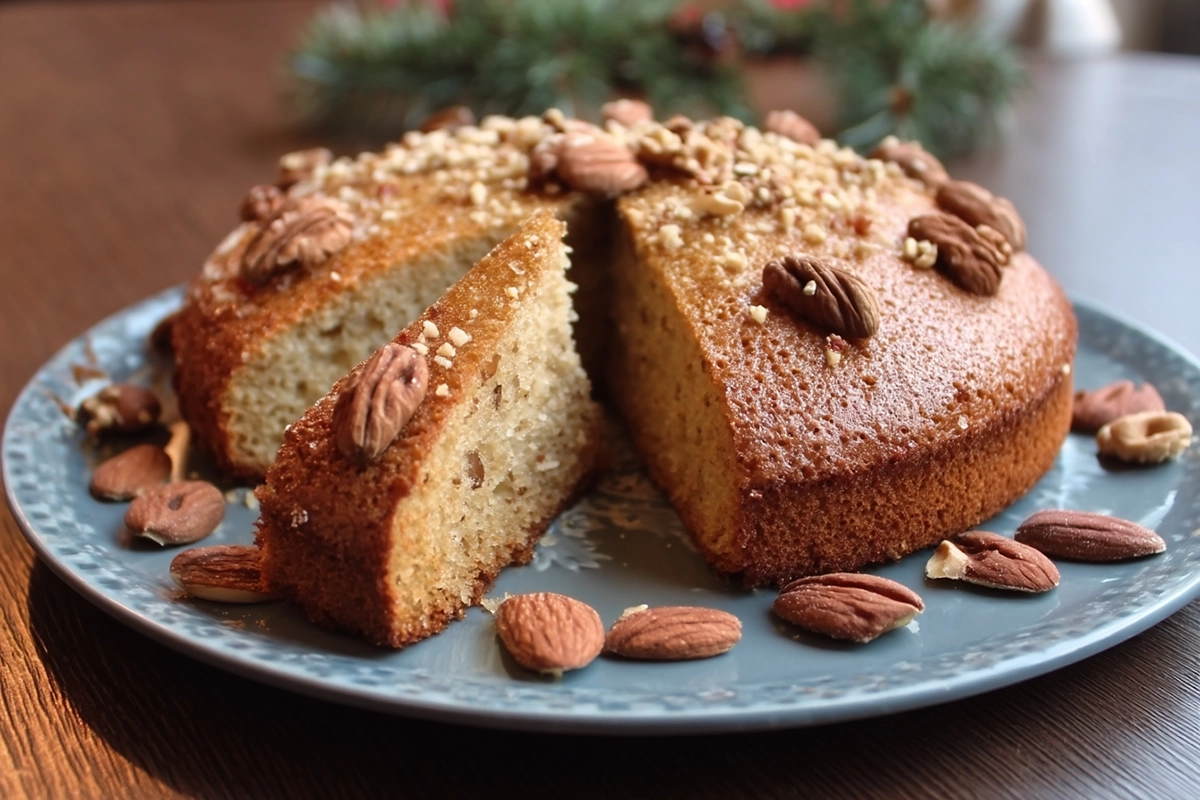 Cake aux noix et miel