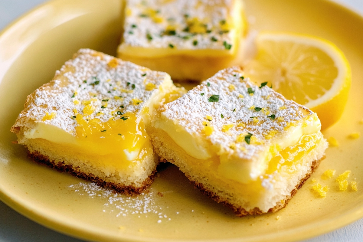 Carrés au citron