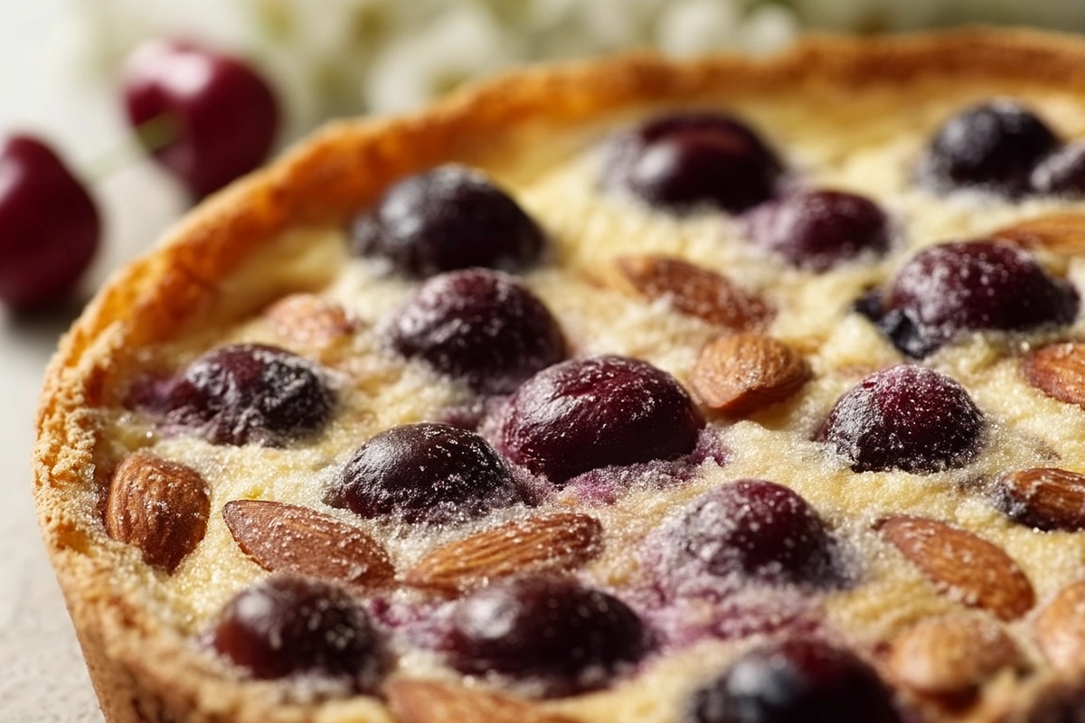 Clafoutis aux cerises et amandes
