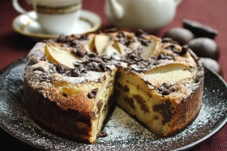 Clafoutis poire et chocolat