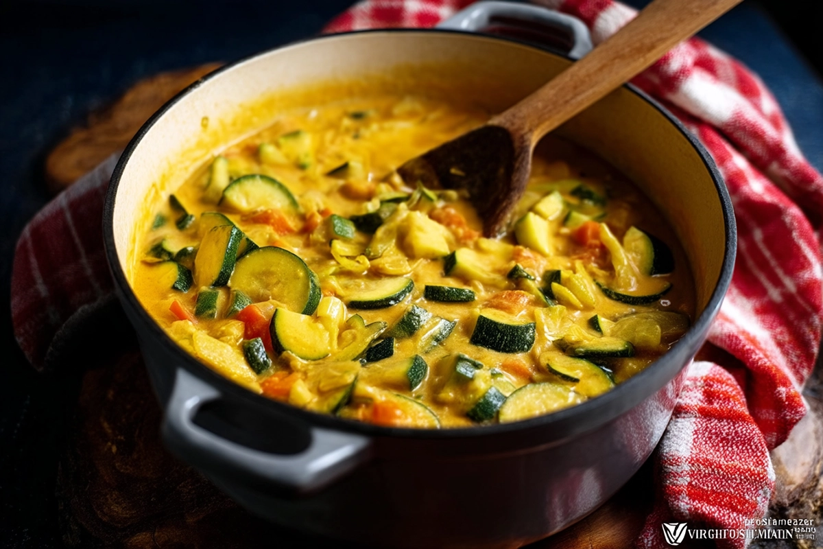 Courgettes au Lait de Coco