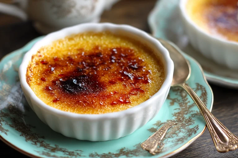Crème brûlée à la vanille